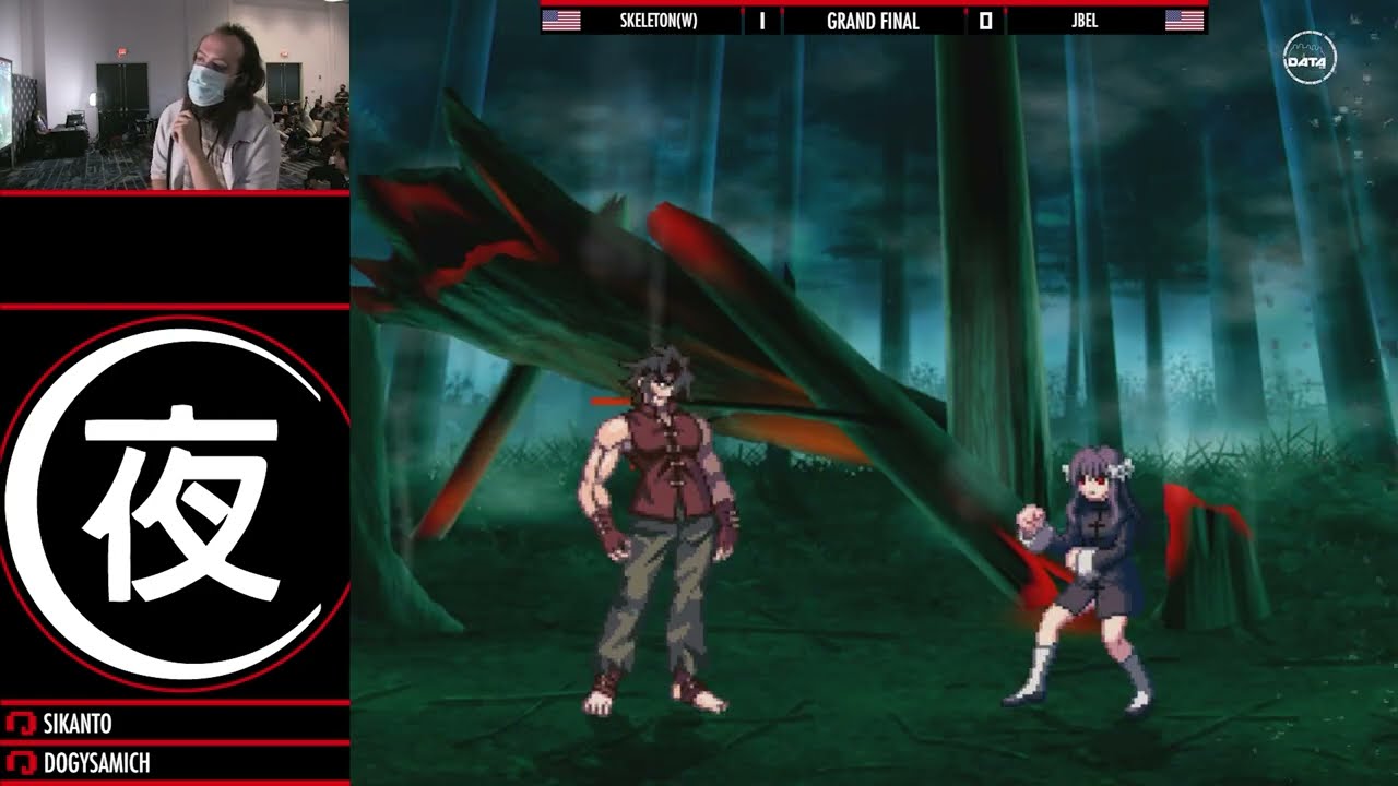 Climax of Night Season 5: [moonstrike] Melty Blood: AA: CC Grand Finals Skeleton vs JBEL