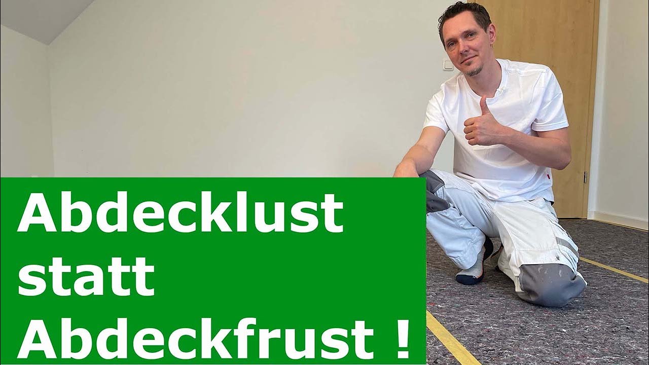 Fußboden richtig abdecken mit Abdeckvlies !
