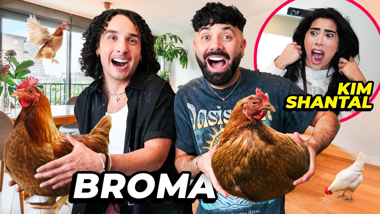 BROMA DE LAS GALLINAS A KIM SHANTAL, NOS METEMOS A SU CASA