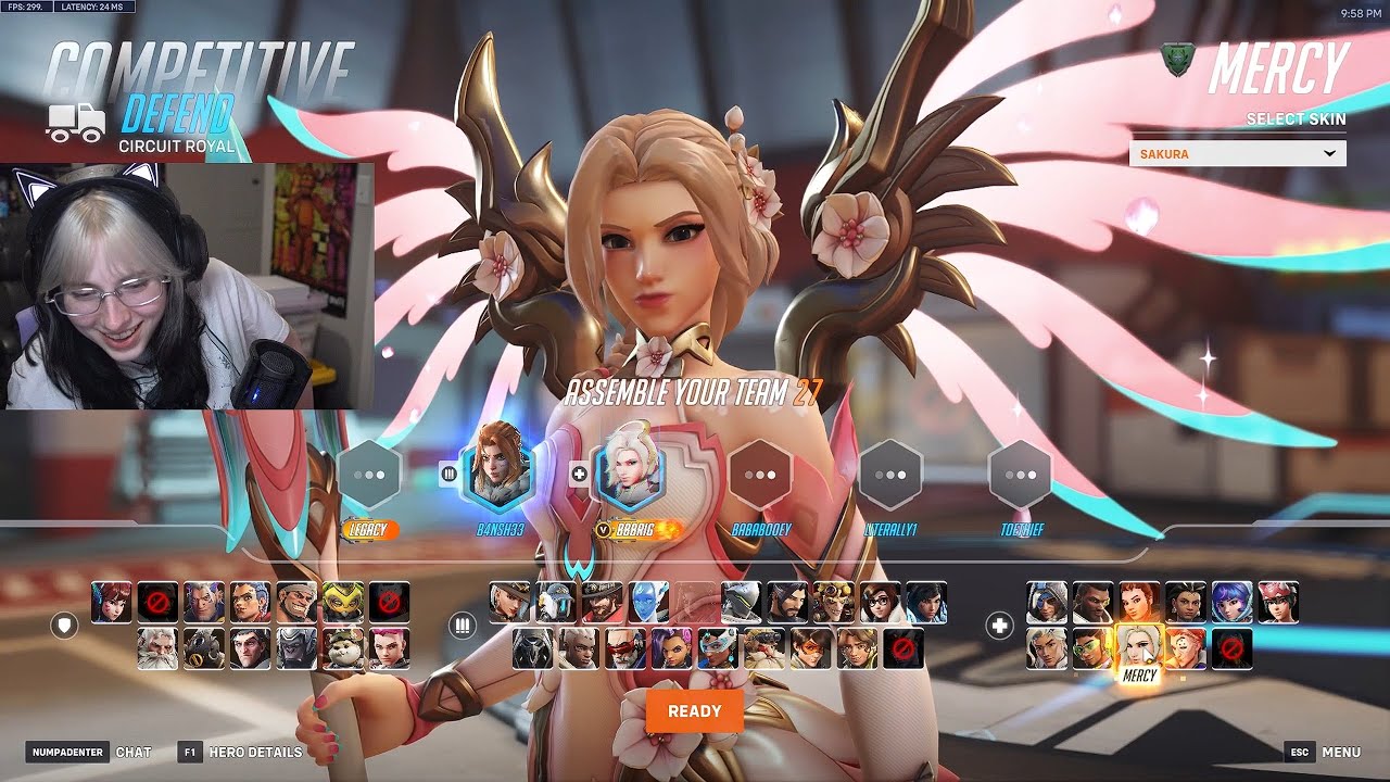 24 тысячи исцелений! Аспен Мерси + Джуно! Игровой процесс Overwatch 2, 17-й сезон, топ-500