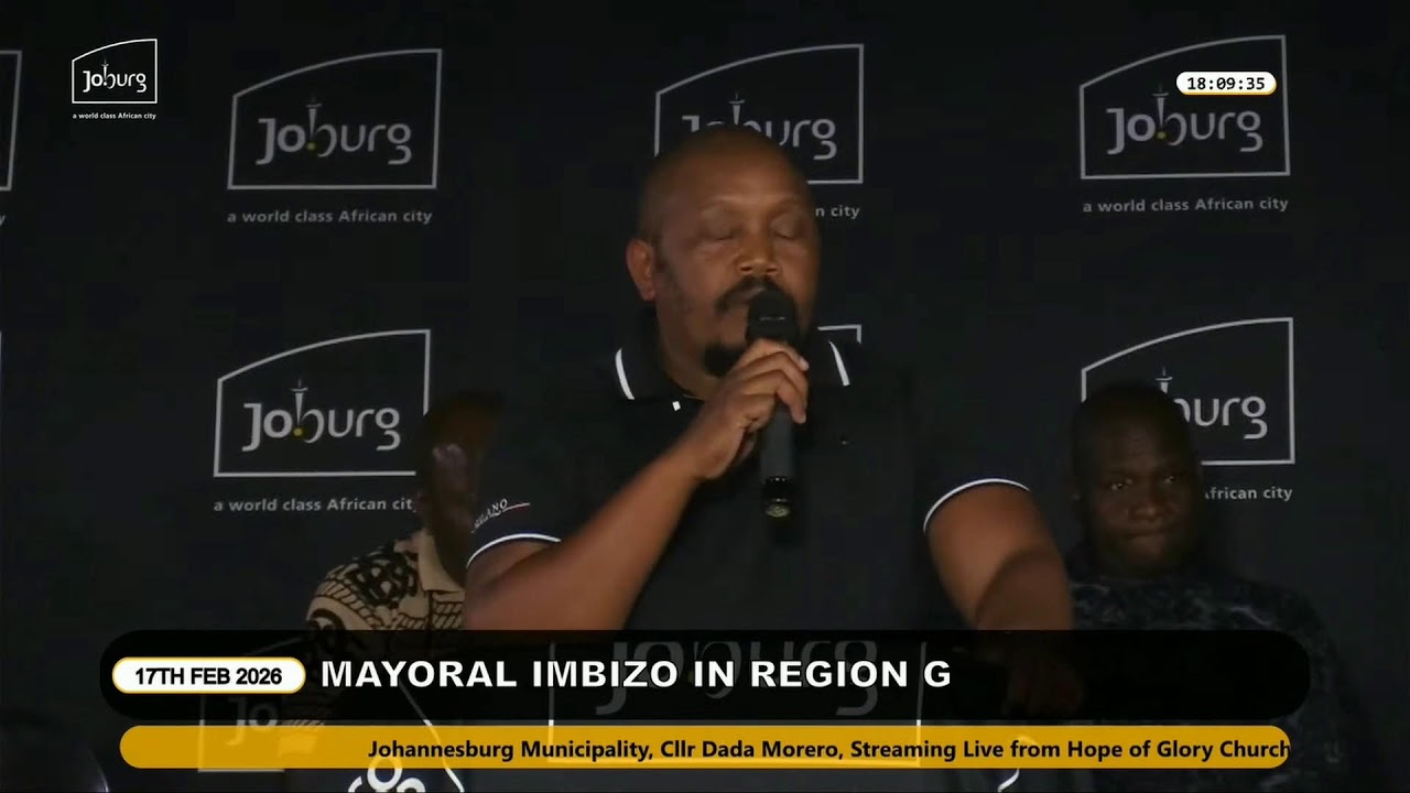JHB Executive Mayor Dada Morero imbizo - Region G