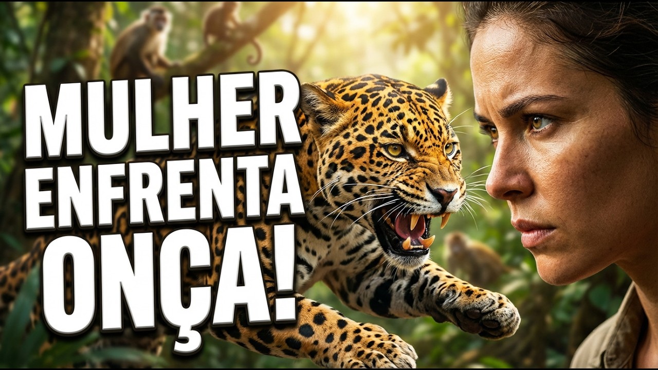 Essa indígena Protegeu os macacos do Ataque da onça pintada