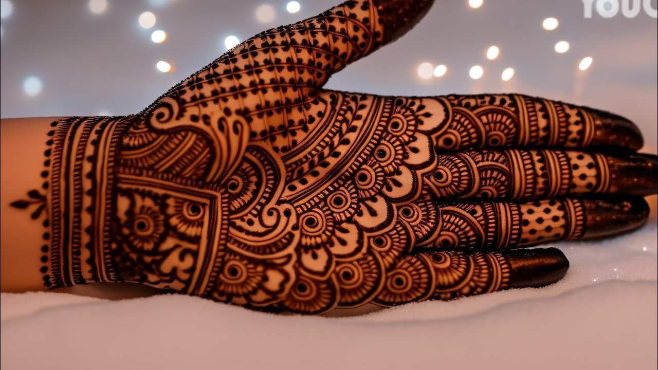 Very beautiful stylish front hand mehndi design || 2026 New Mehndi Design😍