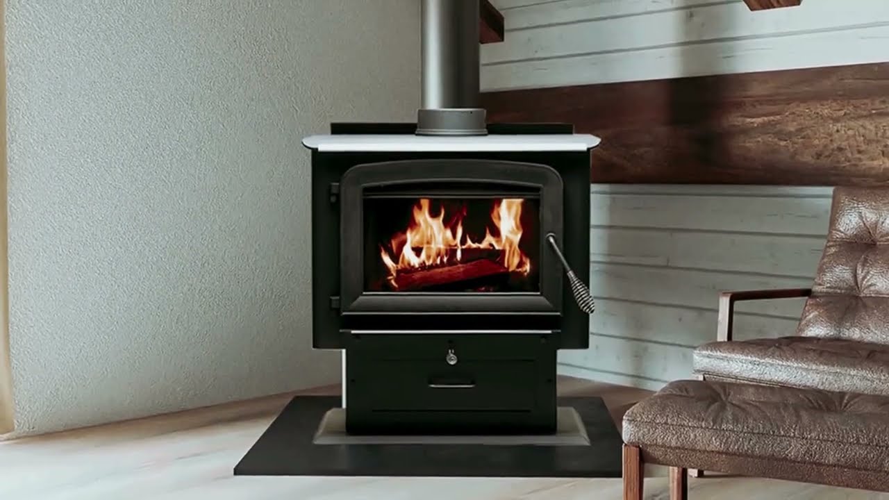 Ashley Hearth AWI-120E-P – EPA-Certified Wood Stove for Efficient Home Heating