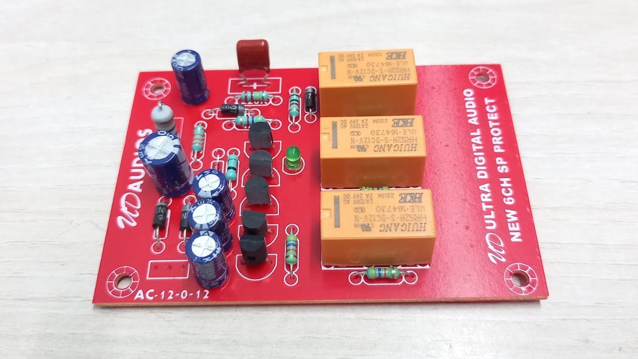 ULTRA DIGITAL 6 CHANNEL SPEAKER PROTECTION BOARD HOW TO CONNECT || REVIEW