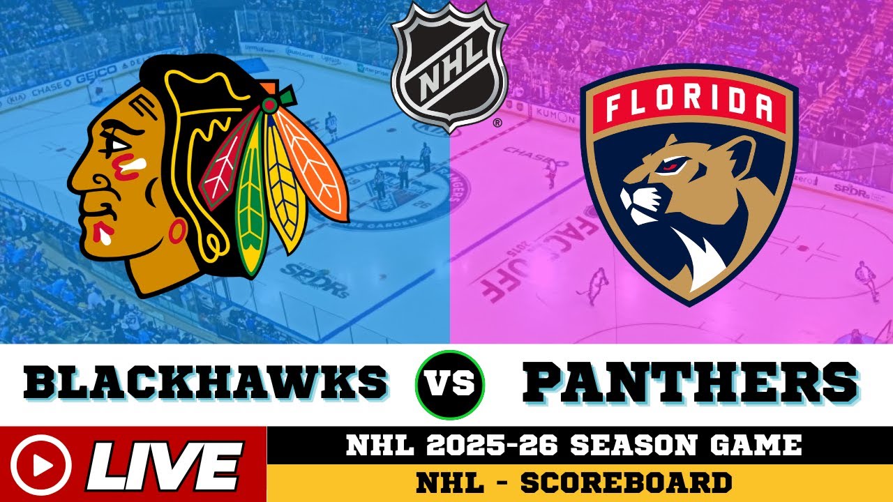 🔴LIVE : Florida Panthers Vs Chicago Blackhawks | NHL 2026 | NHL Live SCOREBOARD