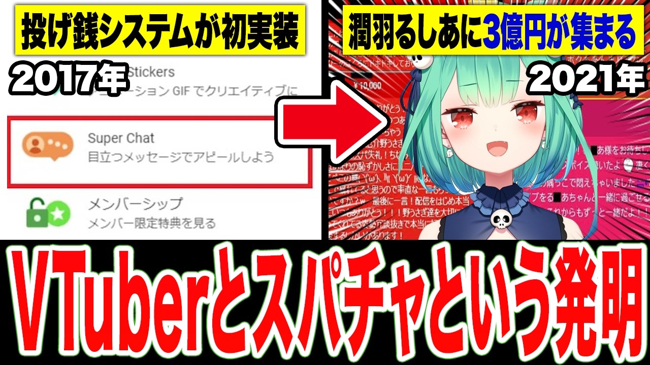 【潤羽るしあの熱狂】VTuberがスパチャで世界１位を取るまでの道のりを解説！【2016-2025】