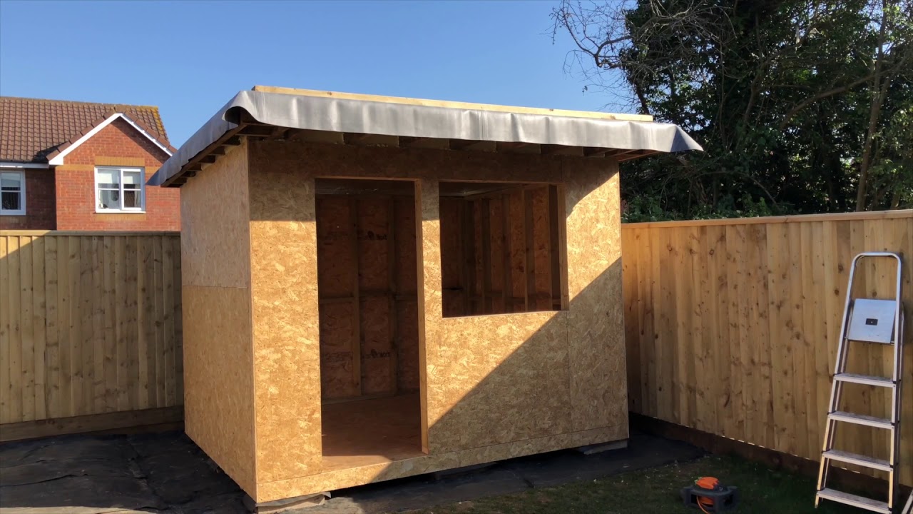 Building My Garden Office: Part 7 - Roof and Wrap