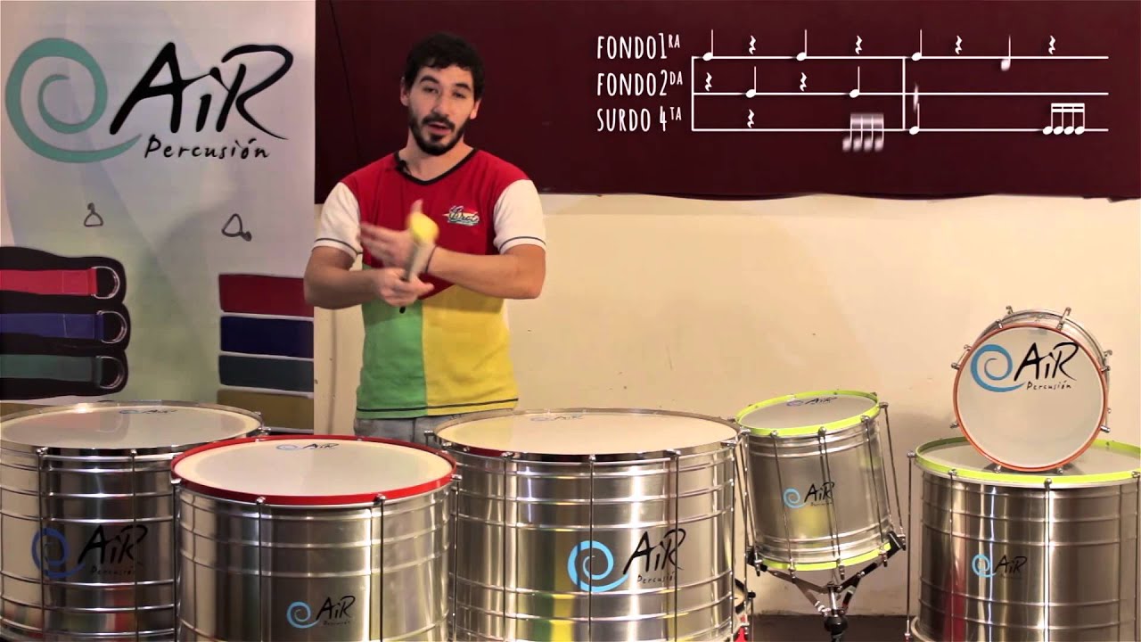 Escuela El Brote Percusión - Tutorial de Samba Reggae - MERENGUE