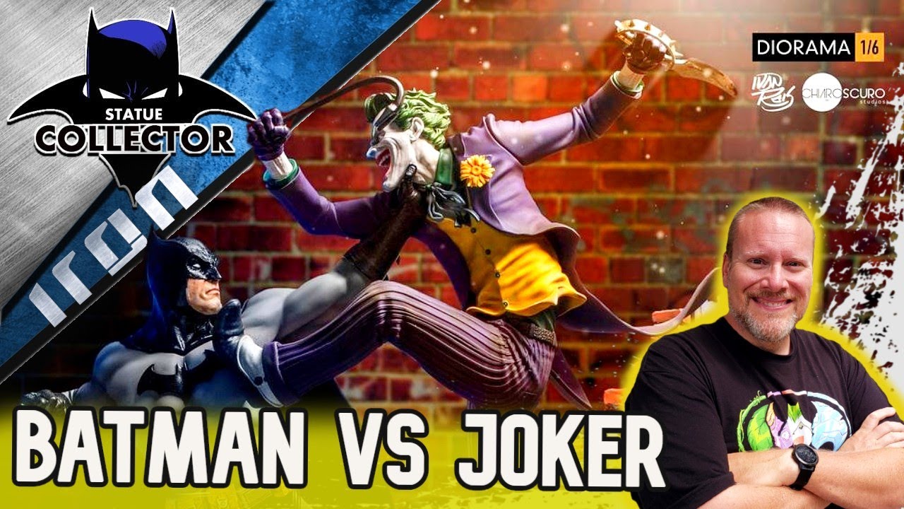 Statue Review: Batman VS Joker DC Comics Battle Diorama By Ivan Reis ~ Iron Studios!
