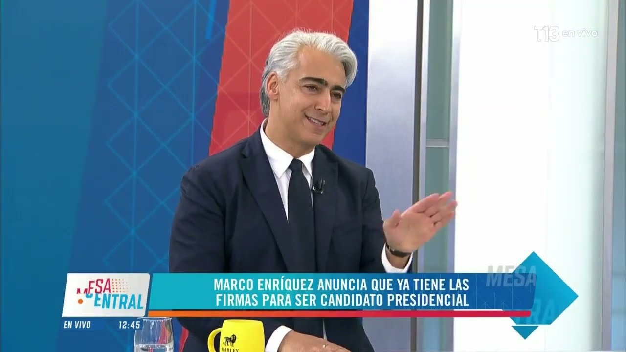 Entrevista a Marco Enríquez-Ominami en Mesa Central