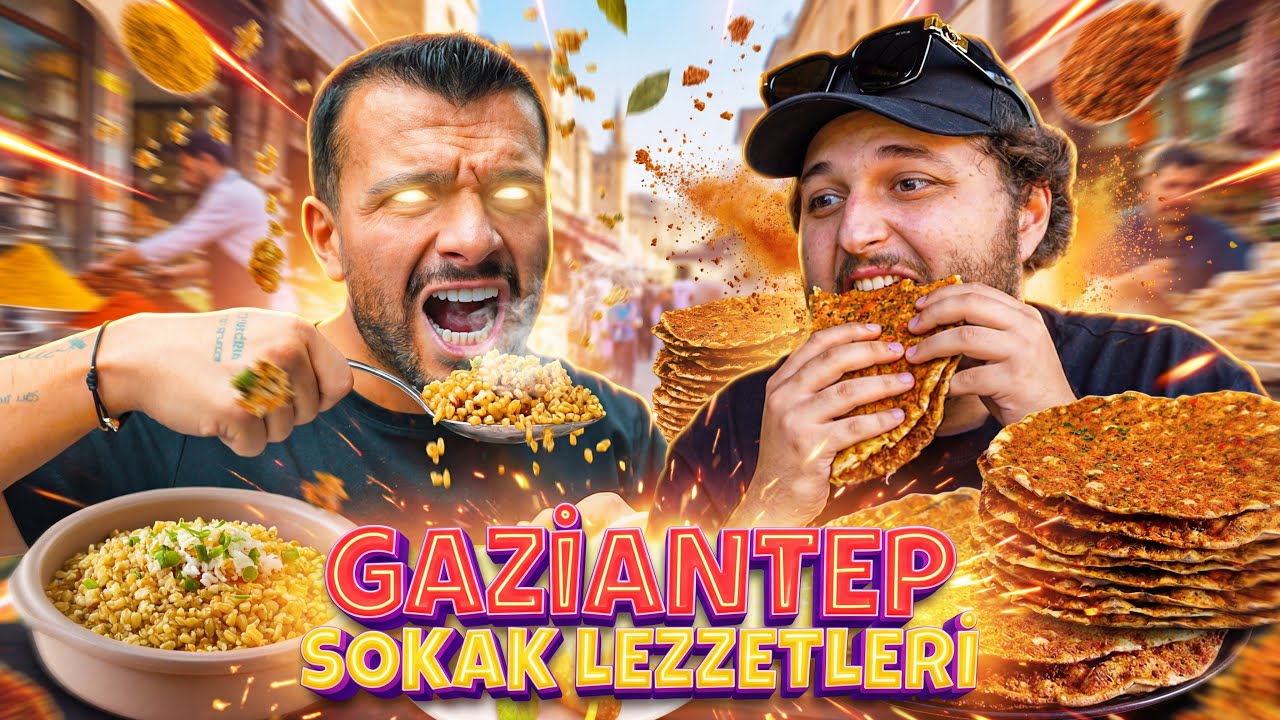 GAZİANTEP SOKAK LEZZETLERİNİ DENEDİK ! w/ @bicimali