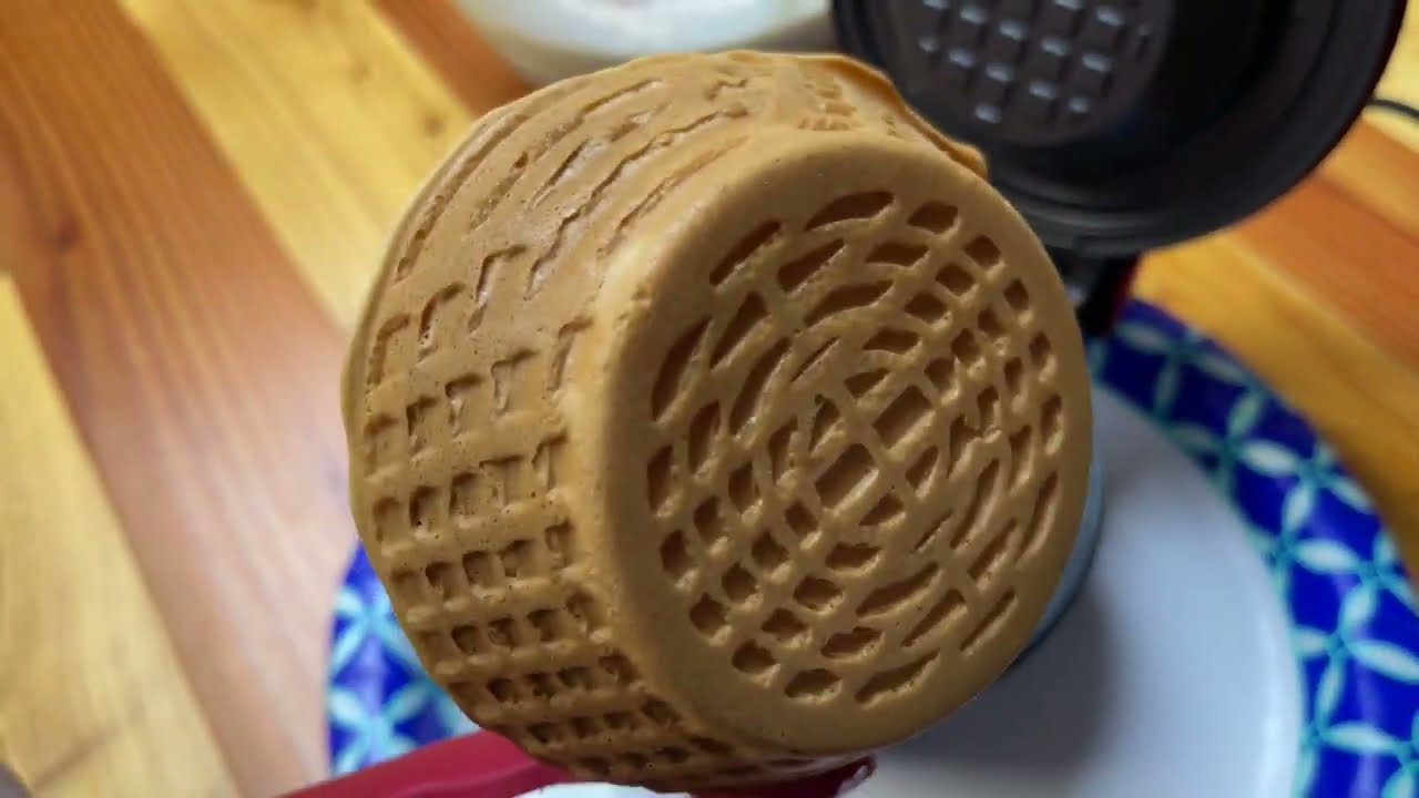 Super Easy Waffle Bowls with Dash