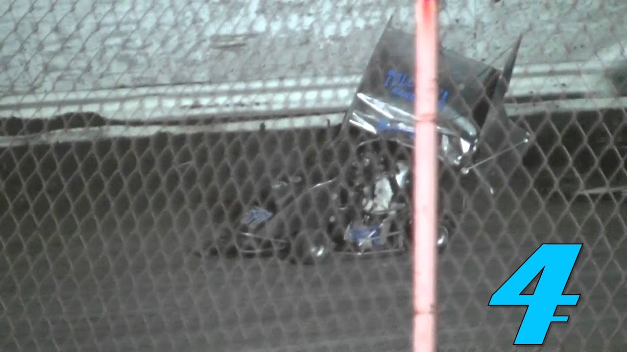 Cycleland Speedway 4/26 :: Maria Cofer and Jesse Colwell Violent Crash