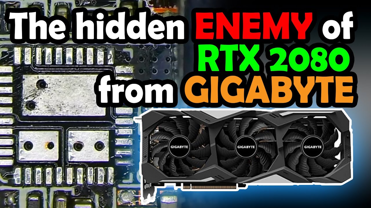 Gigabyte 2080 Super repair (how to find half dead DRMOS)
