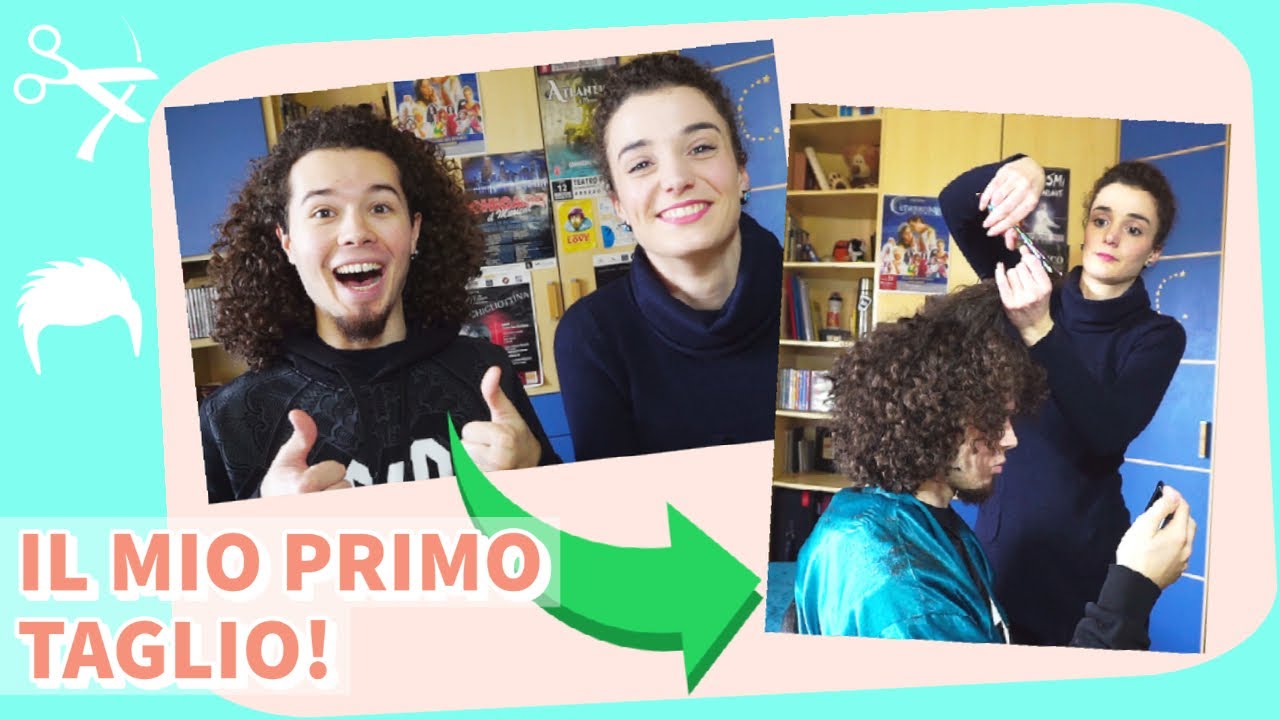 Taglio i capelli ricci AL MIO RAGAZZO!🌺 Taglio capelli uomo