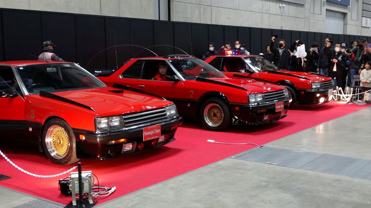 【3台揃った西部警察のRS】日産スカイライン 2000RSターボ走行入場 NISSAN SkyLine RS Turbo 第16回ノスタルジック2デイズ