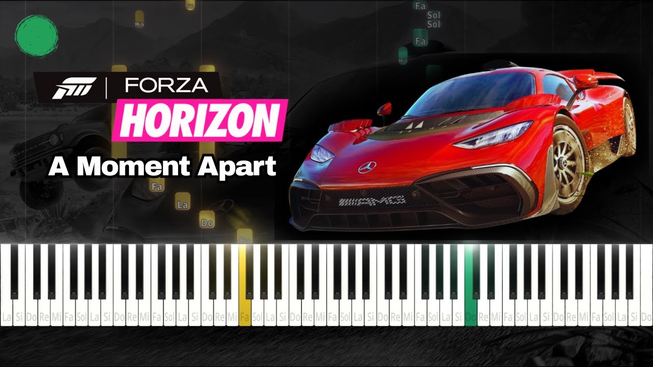 A Moment Apart · Odesza · Forza Horizon (MUY FÁCIL) I Piano tutorial