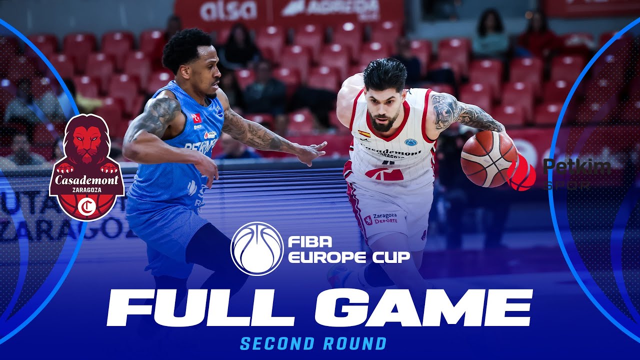 LIVE - Casademont Zaragoza v Aliaga Petkimspor | FIBA Europe Cup 2025-26 | Second Round