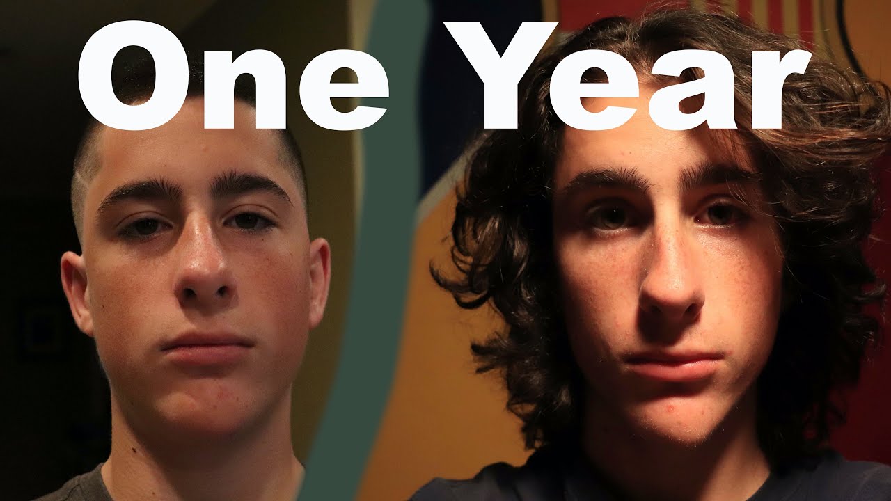 One year of hair growth (time lapse)