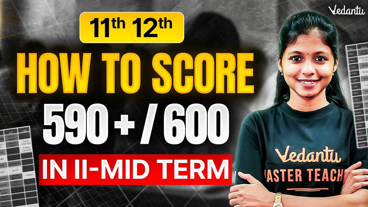 11th and 12th TN State Board | Score 590+ in 2nd Mid Term | Study Plan and Important Question Paper