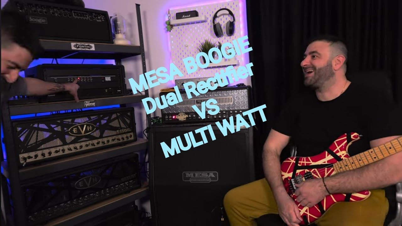 Multiwatt vs 3 Channel Solo Head | Mesa Boogie Dual Rectifier high gain comparison