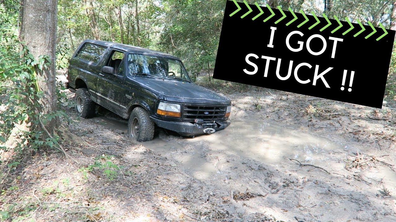 FORD BRONCO gets stuck off road!! (AE#8)
