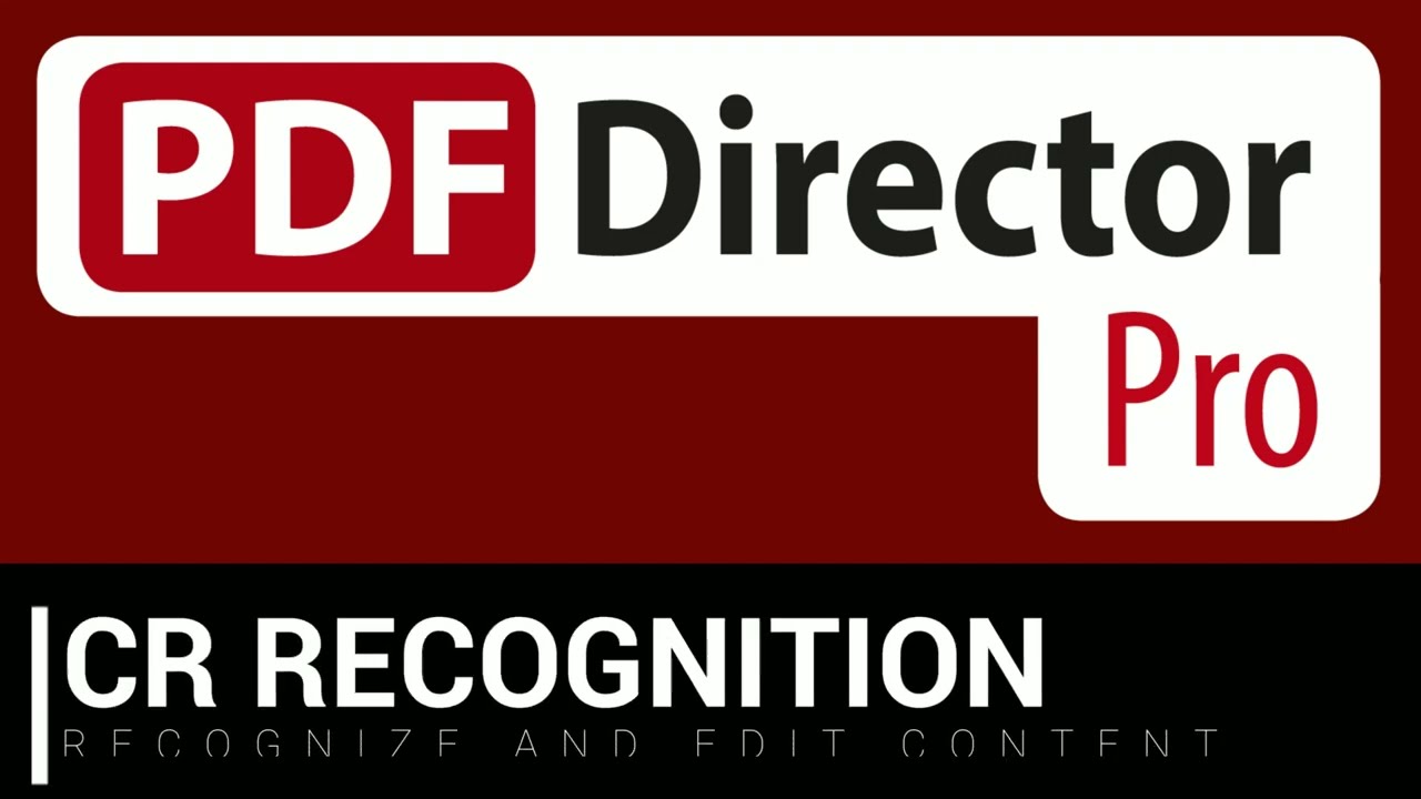 PDF Director 6 - OCR Recognition