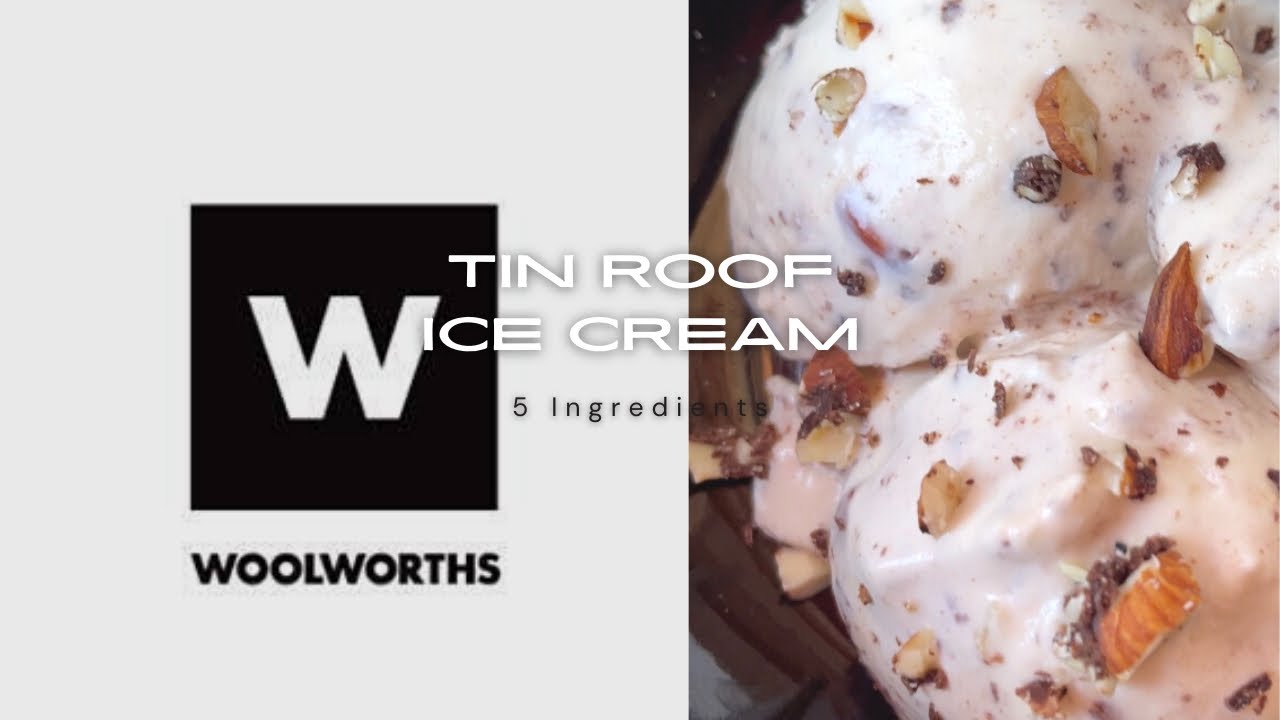 Making the Woolworths Tin Roof Ice Cream At Home|5 Ingredients|Easy Recipe