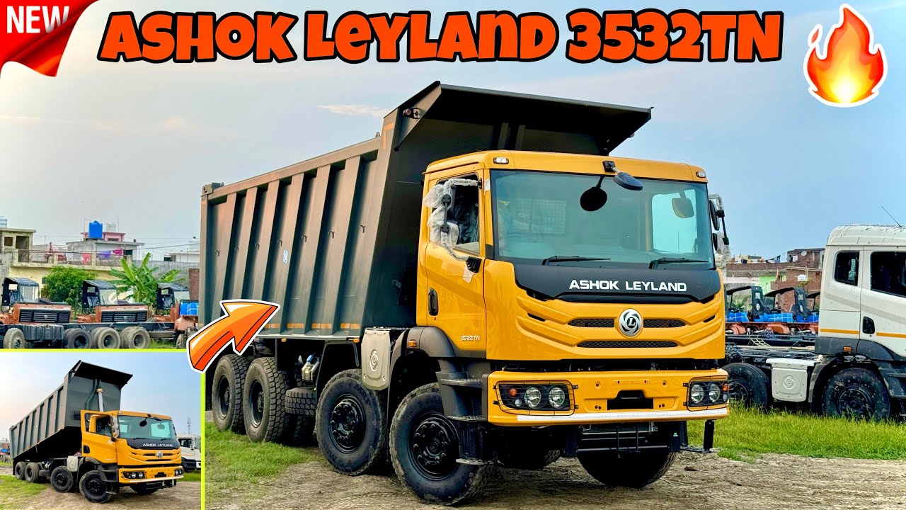 Ashok leyland 3532TN ||New launch truck || 2025bs6 8x4 || Gst on trucks || review by sachin