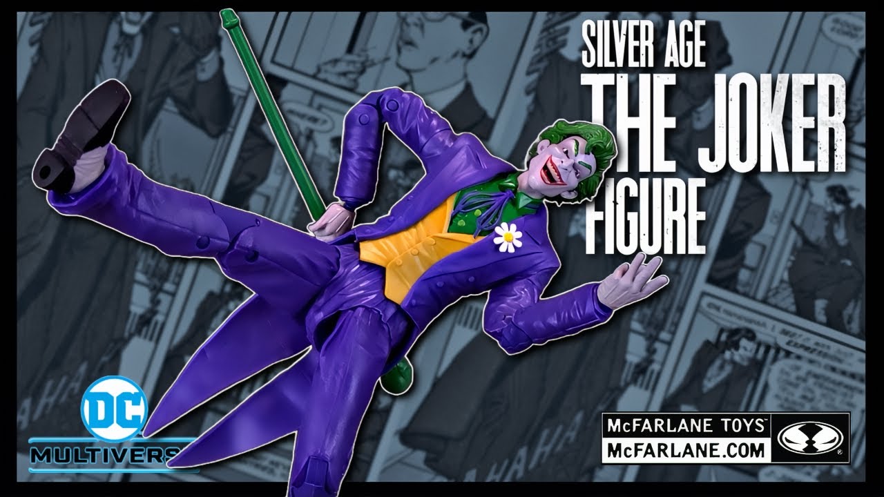 McFarlane Toys DC Multiverse Silver Age The Joker Figure | @The Review Spot