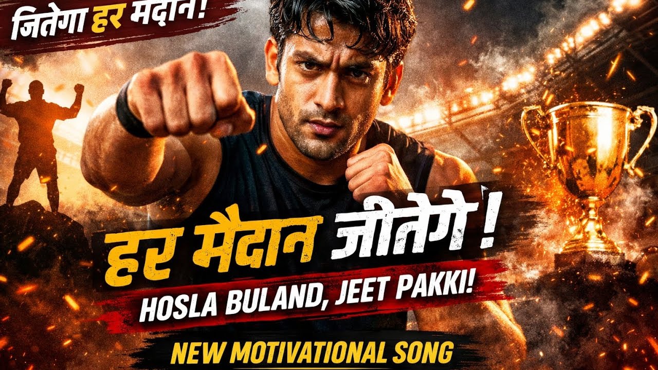 HAR MAIDAAN JEETENGE 💪 | New Hindi Motivational Song 2026 | Never Give Up @WeakupMusic 