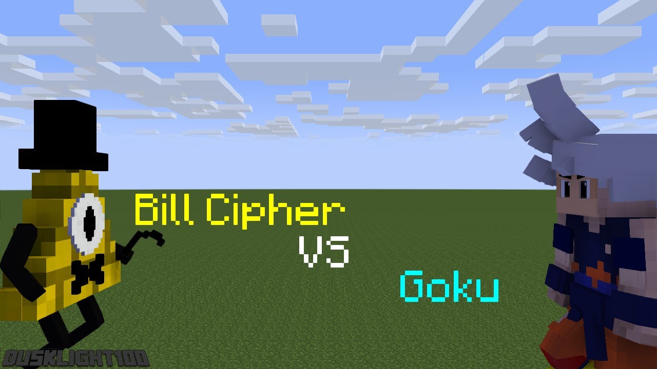 (13+) Bill Cipher vs Goku | Minecraft Animation