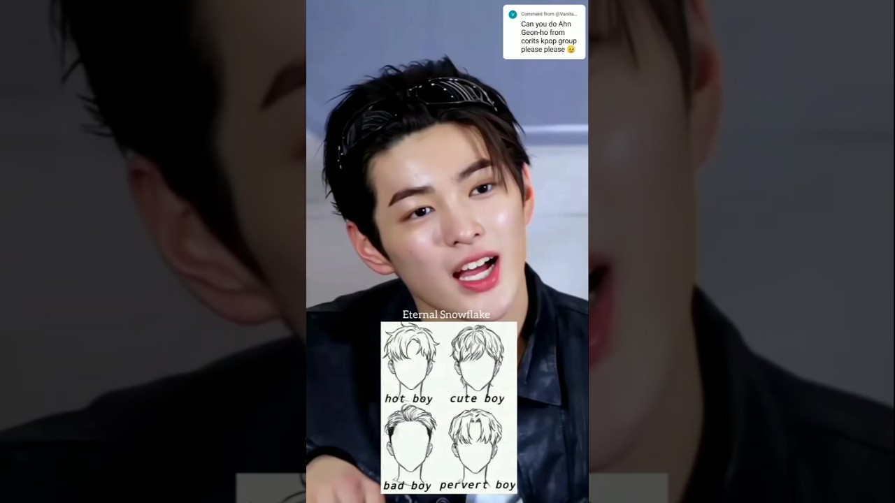 Keonho in different hairstyle✨️ #cortis #keonho #kpop #shorts