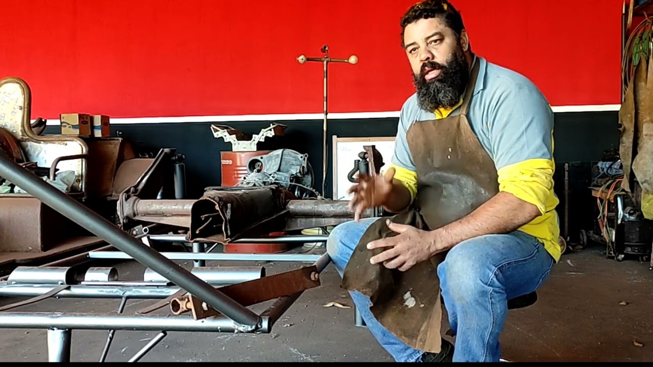 1° passo para fabricação do Triciclo.