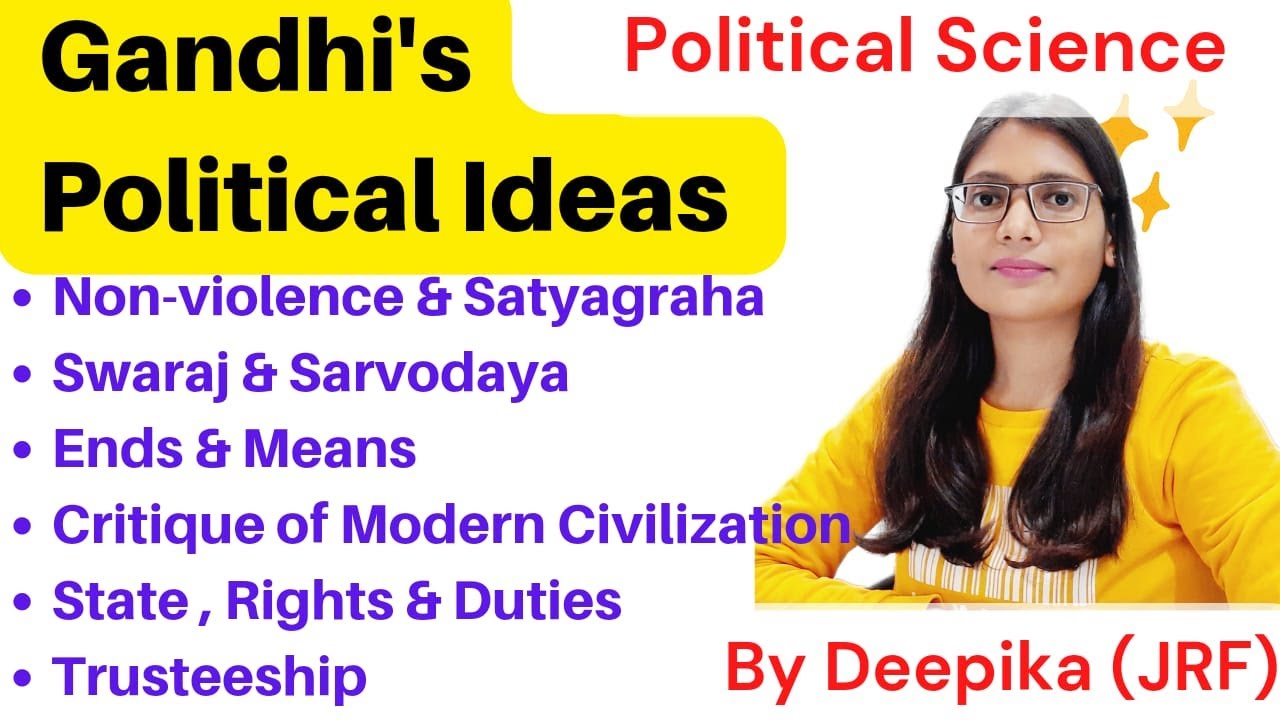 Political Thoughts of Mahatma  Gandhi