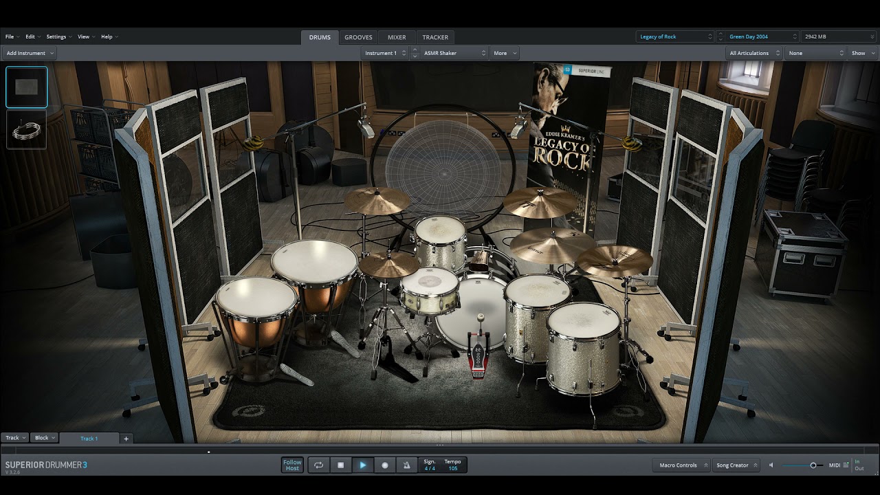 Green Day - Wake Me Up When September Ends only drums midi backing track