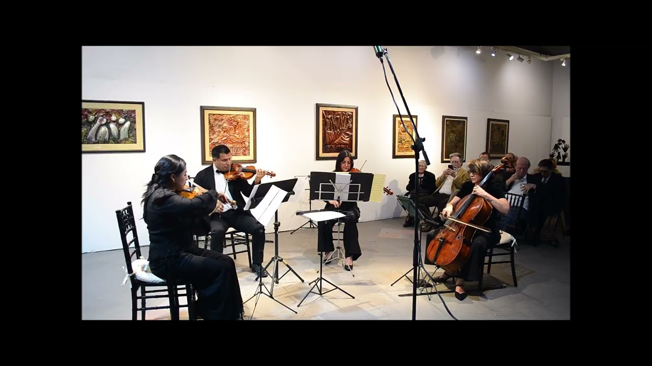 Cuarteto  15° ''Viaje a Guernesey'' de Sergio Berlioz. Cuarteto Fundamental