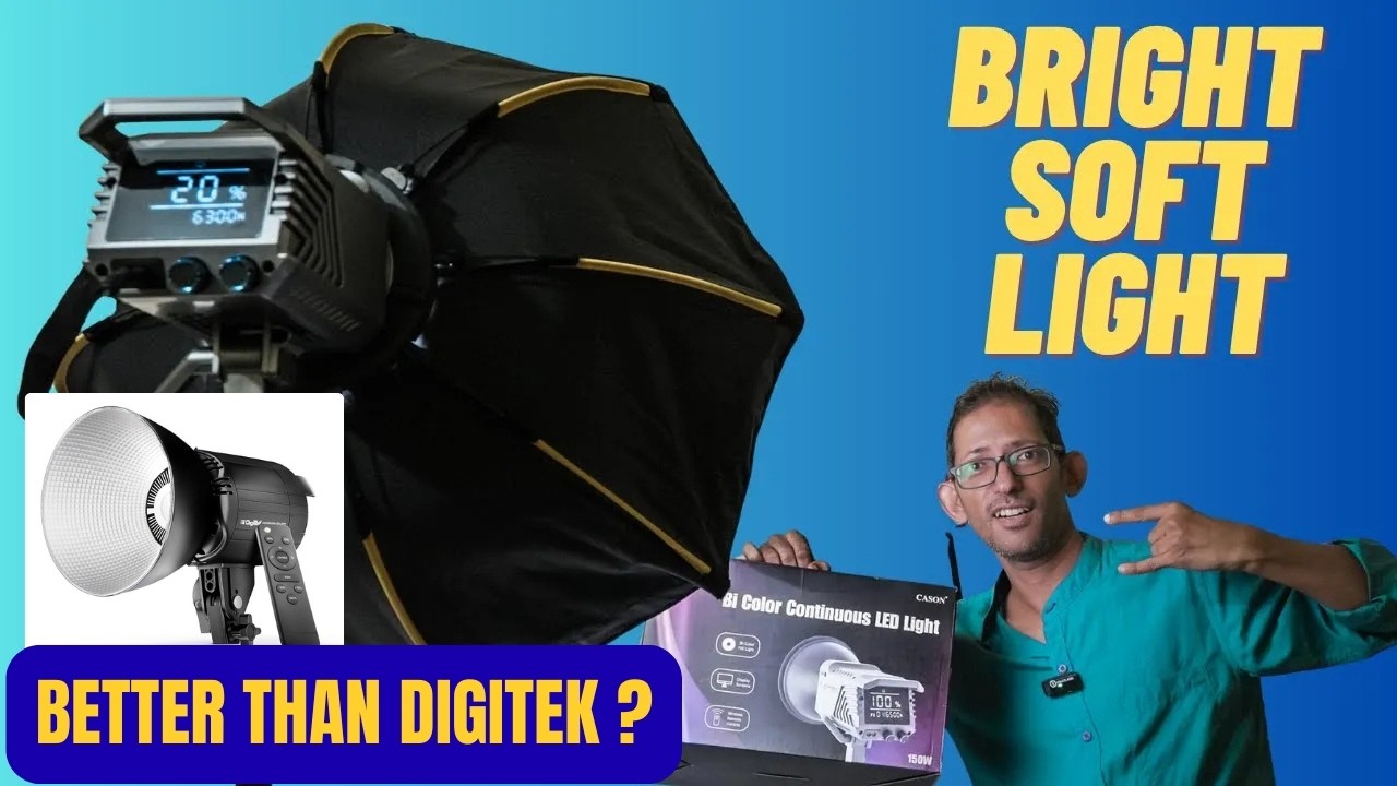 cason 150w bi color studio led light - Best Budget LED for Photography & Video