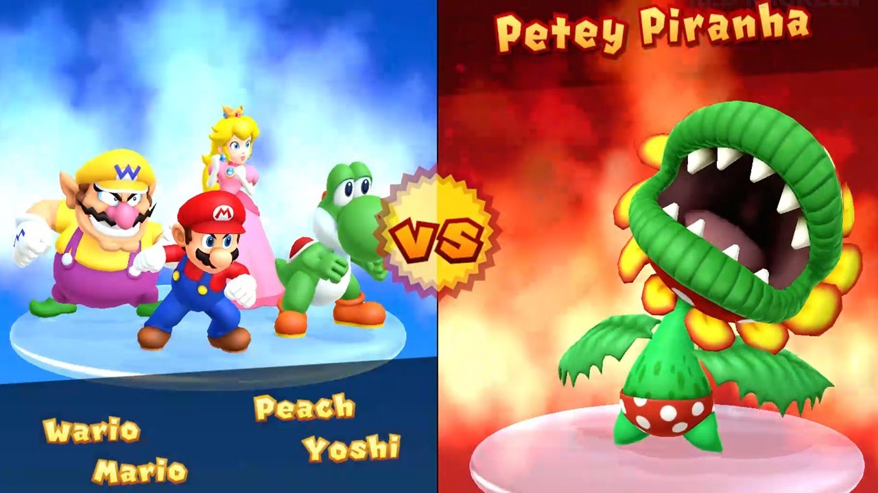 Mario Party 10 Gameplay - Yoshi vs Peach vs Mario vs Wario (Chaos Castle)