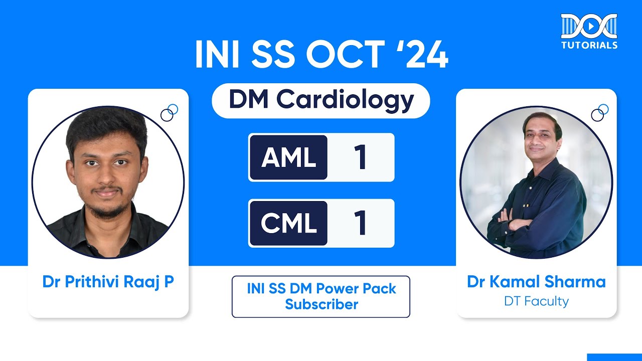 INI SS DM Cardiology Dr Prithivi Raaj, CML - 1 & AML - 1 | Success Story with Dr Kamal Sharma
