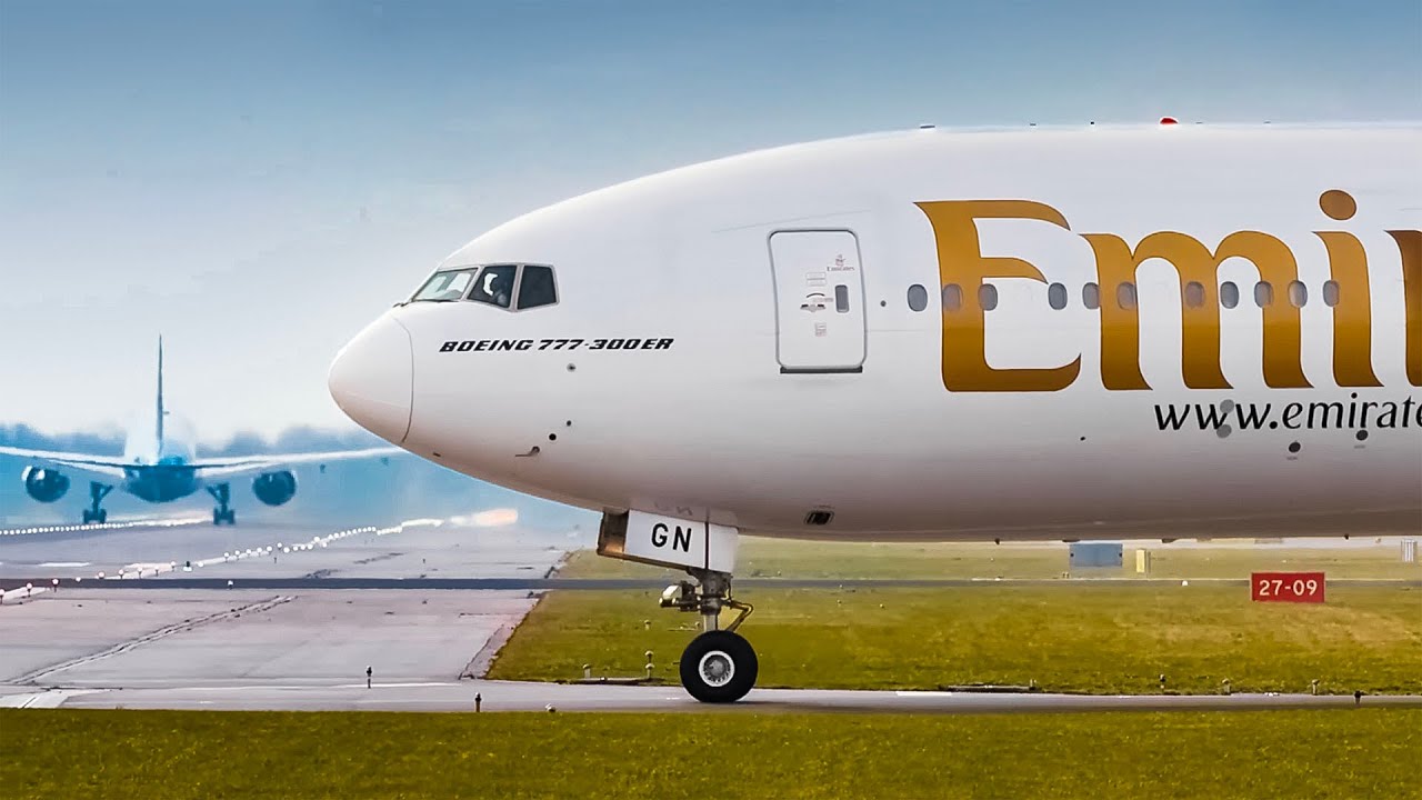 ✈️ 1 HOUR of EPIC HEAVY TAKEOFFS 🇳🇱 Schiphol Amsterdam runway 18L