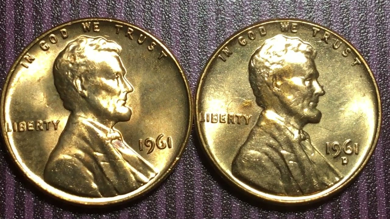 1961 Penny (Mintage 753 Million)