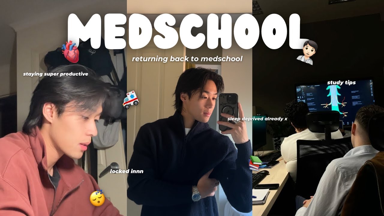 A SUPER PRODUCTIVE MEDSCHOOL VLOG | first week back | study tips | how I study // PETER LE