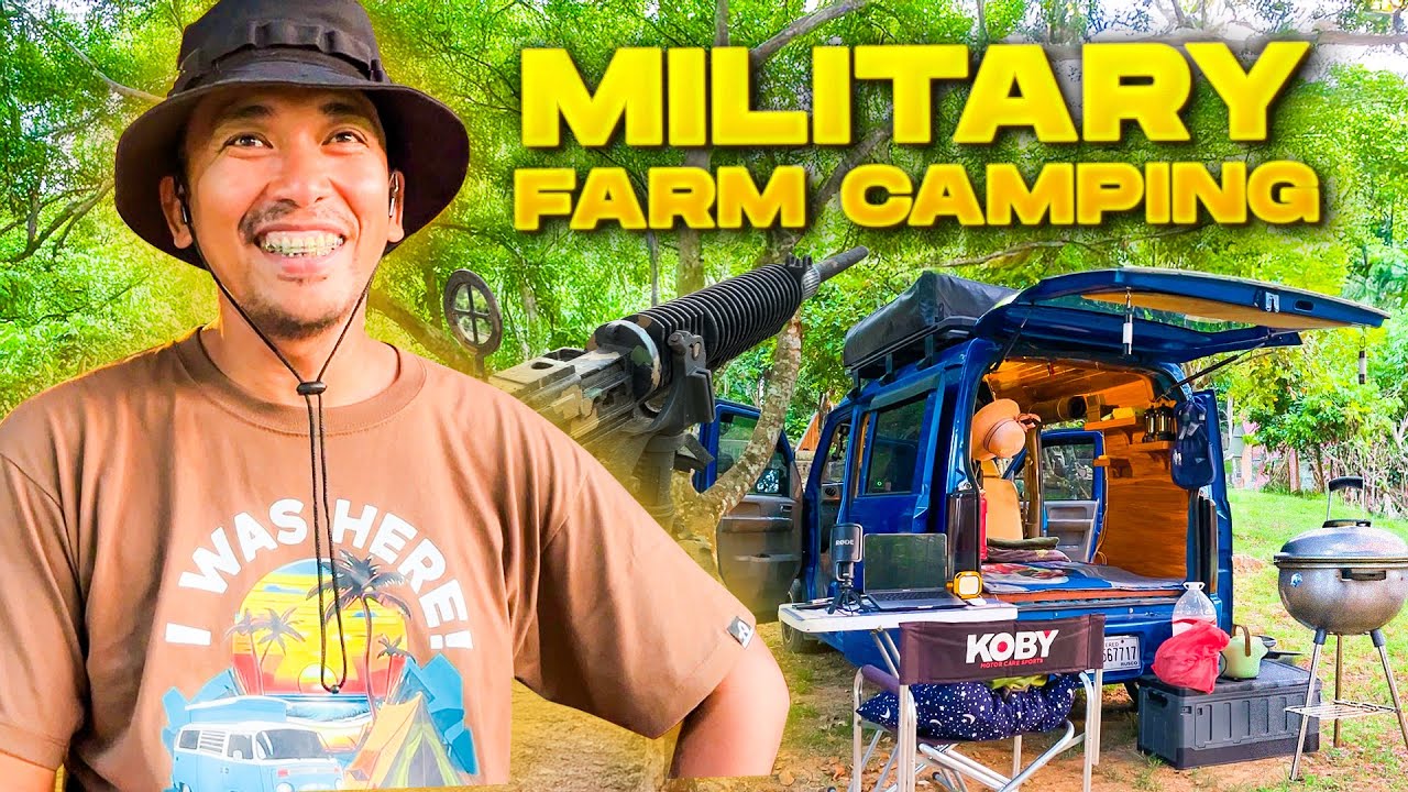 OVERNIGHT CAMPING AT MILITARY-OWNED CAMPSITE | Van Life