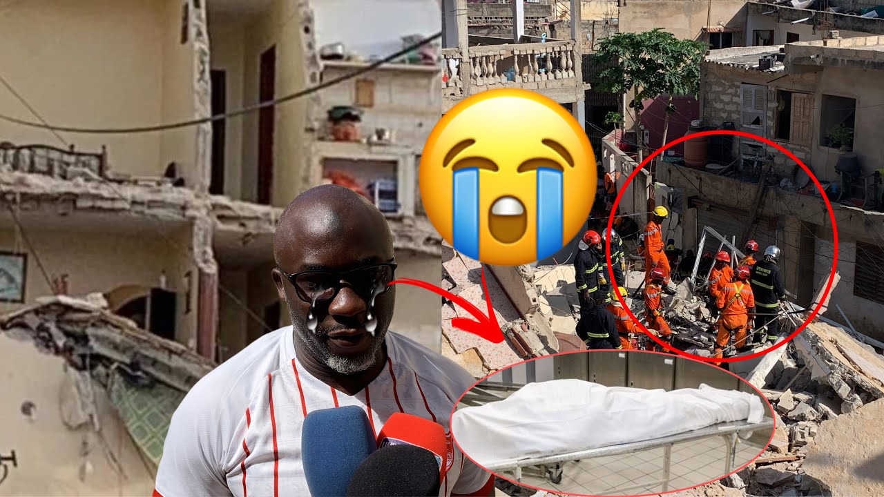 Alakhouakbar:😭Effondrement d’un imeuble à Ouakam,1mort et des blessés, le témoin raconte