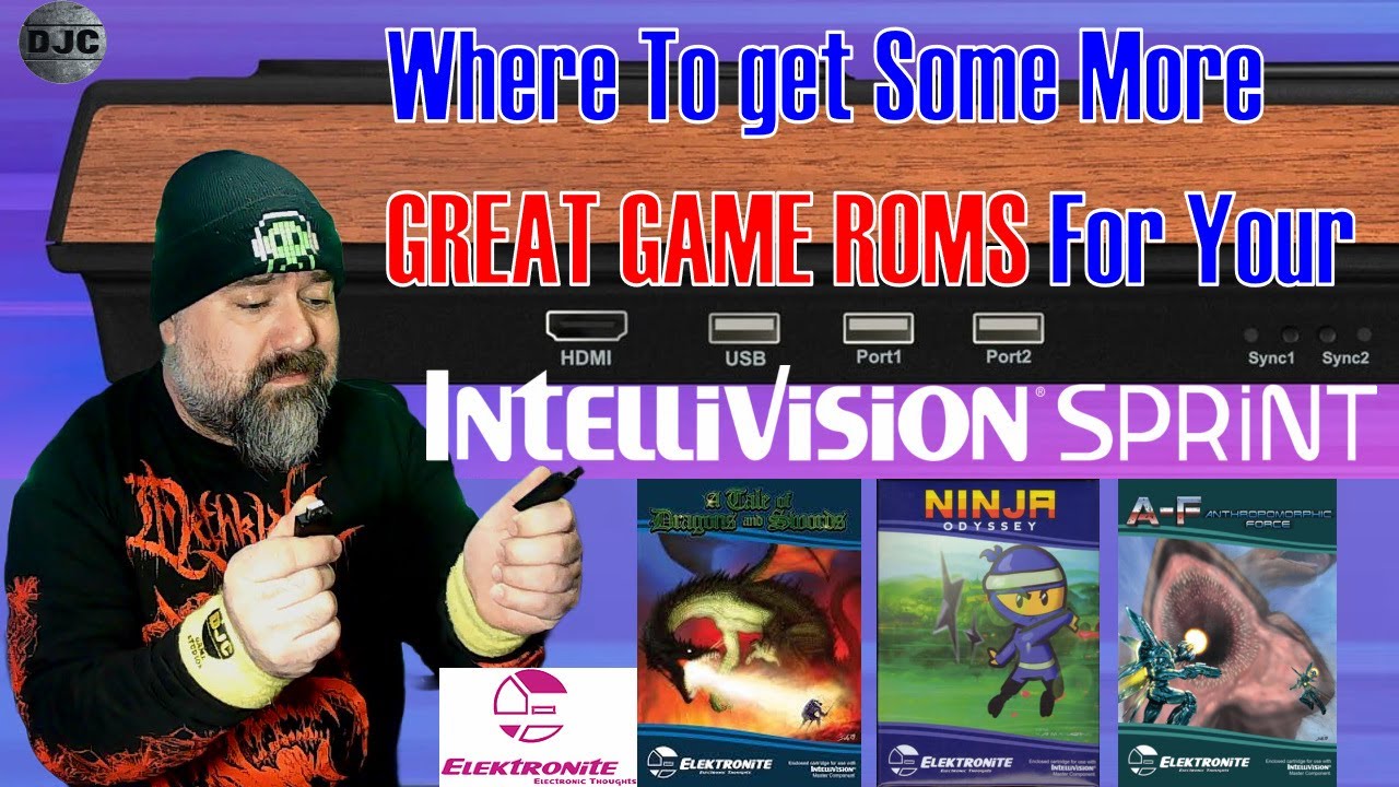 Как получить больше отличных игровых ROM для вашей консоли INTELLIVISION SPRINT