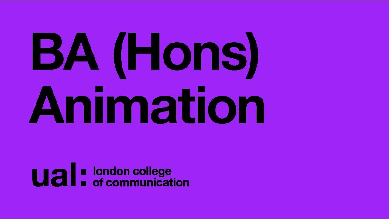 BA (Hons) Animation Online Open Day