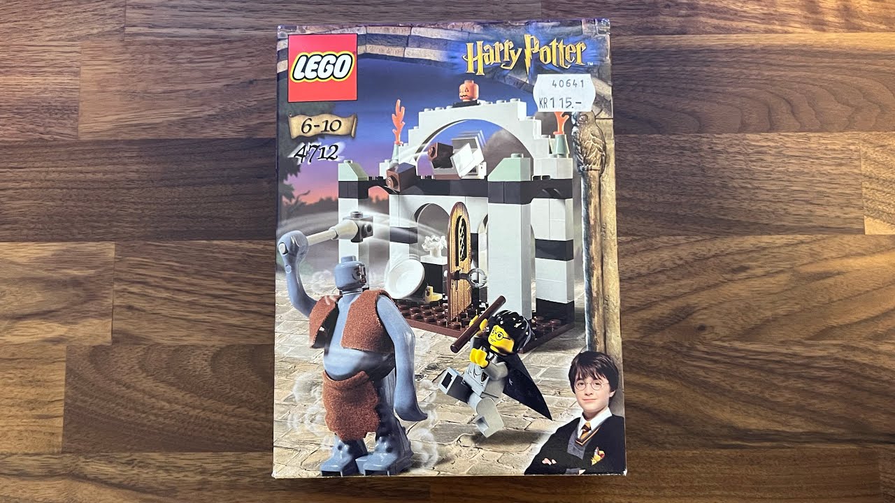 LEGO Harry Potter Troll on the Loose (4712) from 2002 Unboxing & Build