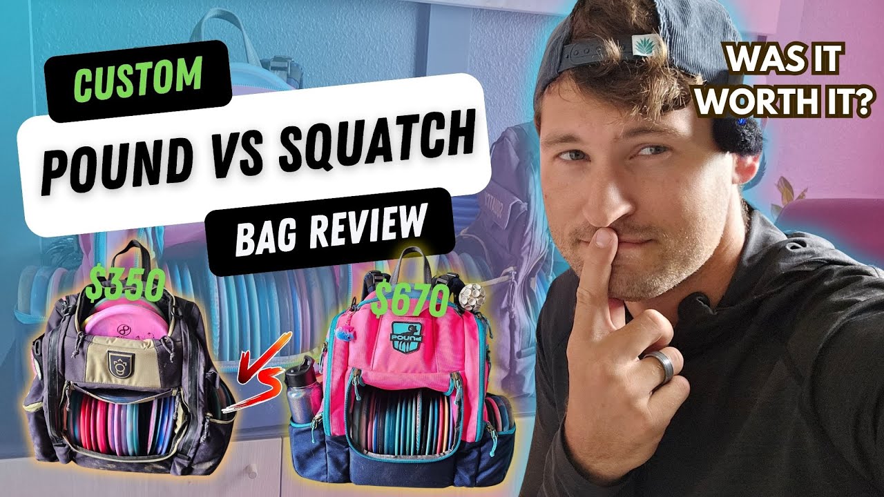 Сумка Pound Octothorpe v2 против Squatch Legend 3.0 &mdash; какая сумка для диск-гольфа заслуживает ваш...